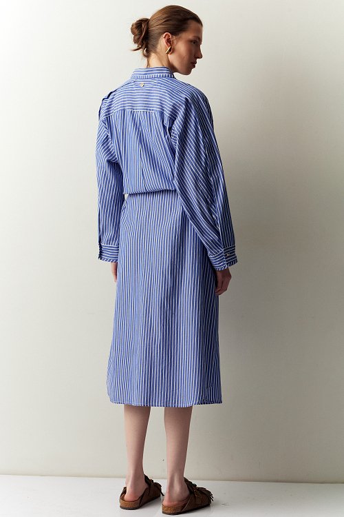 BSB Striped chemise embroidered dress