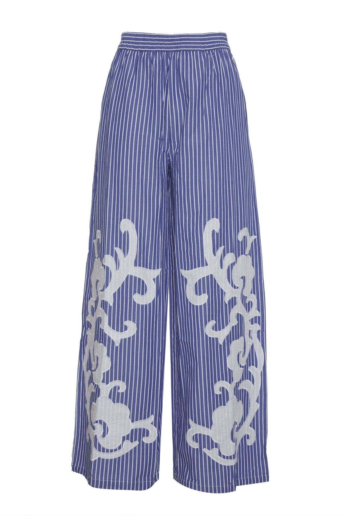 BSB Striped embroidered trousers