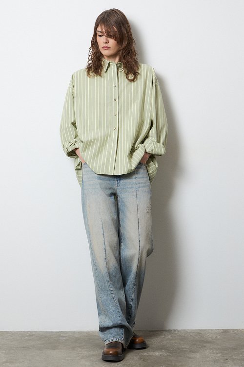 BSB Striped oversized shirt