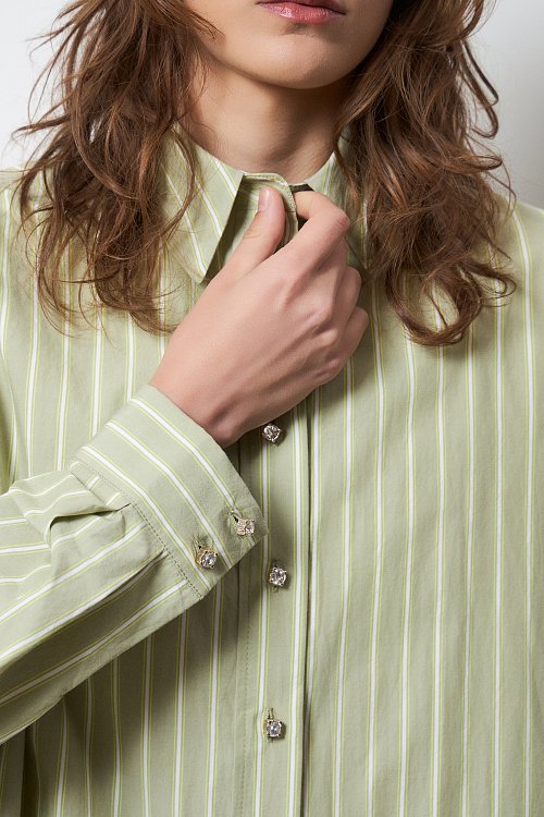 BSB Striped oversized shirt