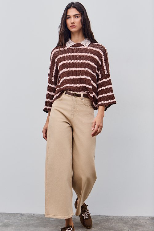 BSB Striped sweater 3/4