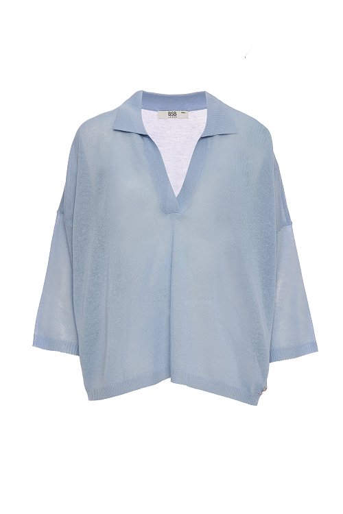 BSB Sweater with 3/4 sleeves and collar