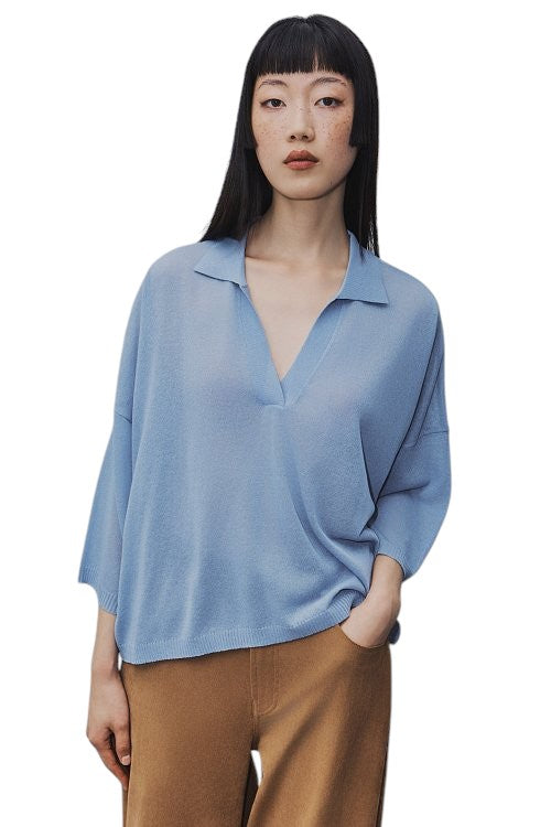 BSB Sweater with 3/4 sleeves and collar