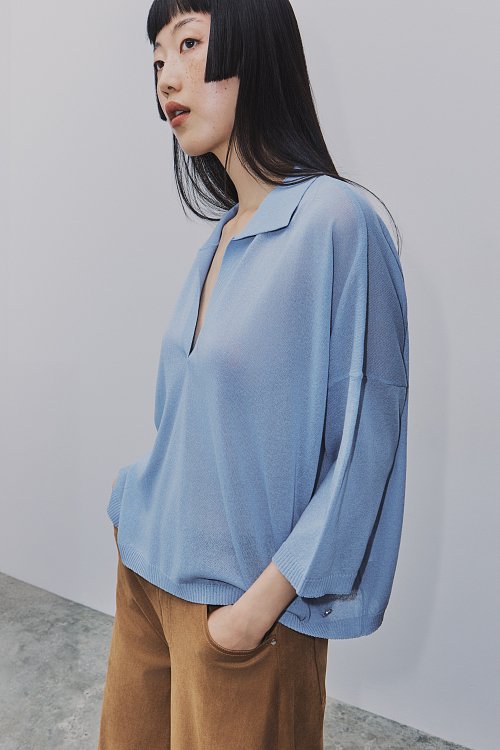 BSB Sweater with 3/4 sleeves and collar