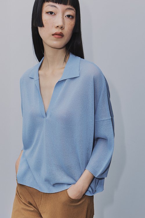 BSB Sweater with 3/4 sleeves and collar