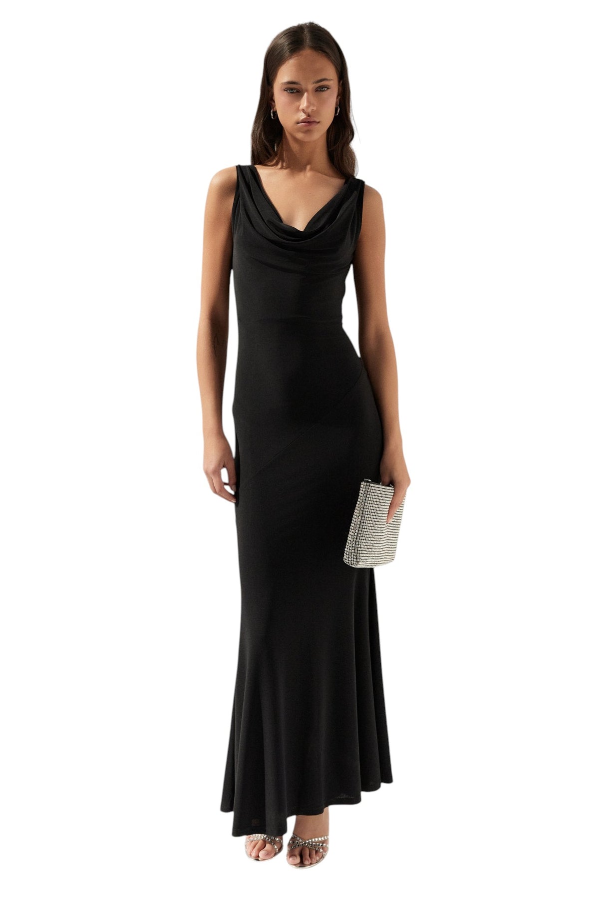 BSB Maxi draped dress - Gold label