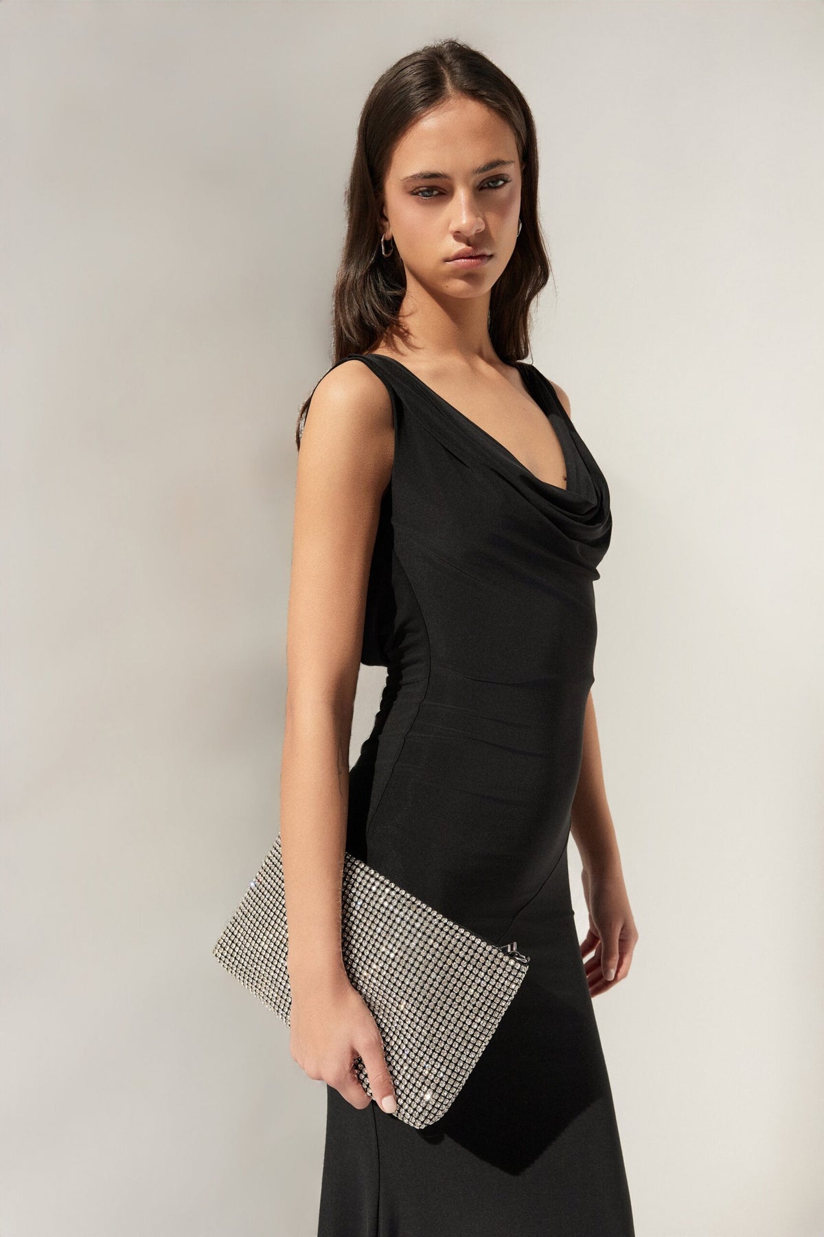 BSB Maxi draped dress - Gold label