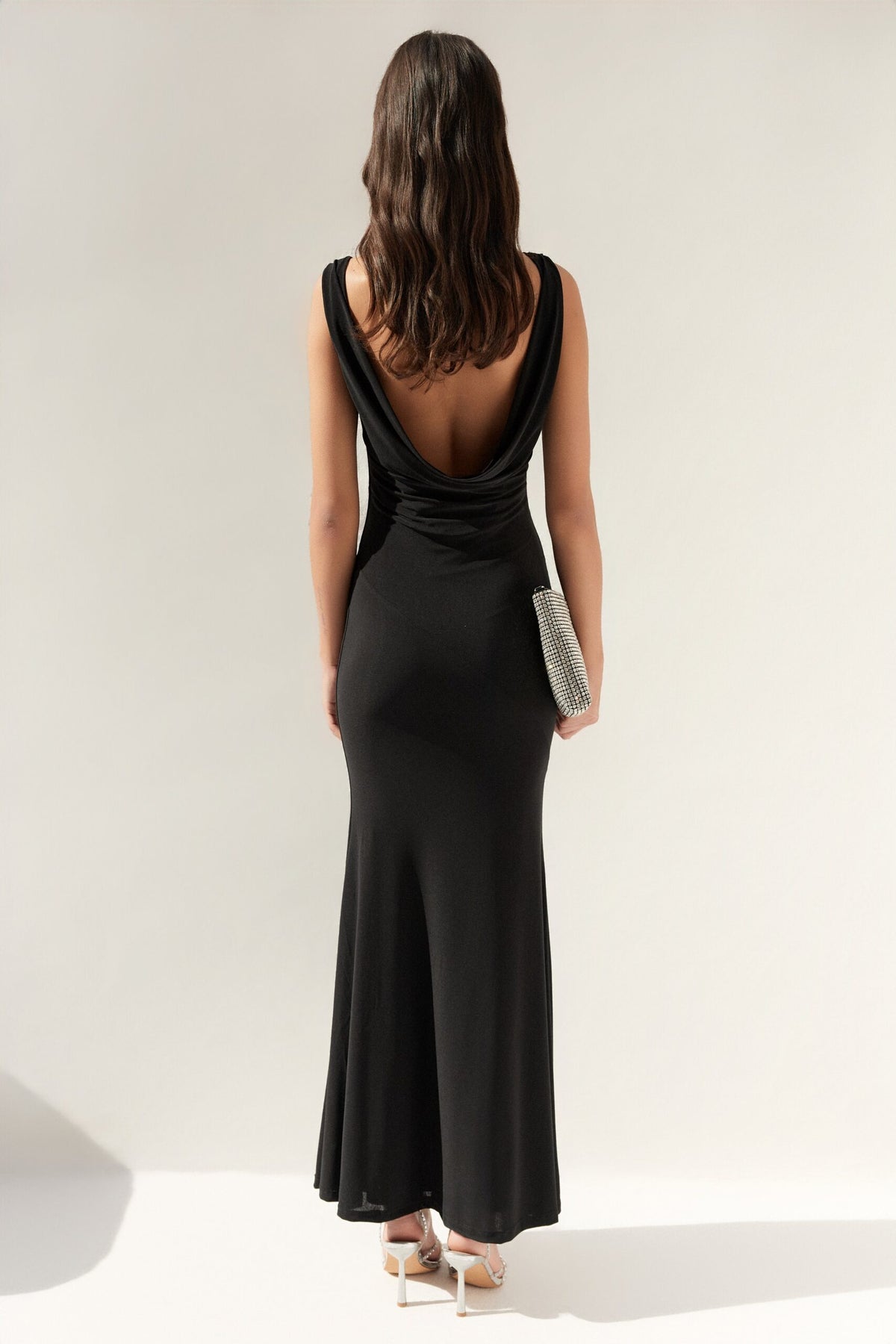 BSB Maxi draped dress - Gold label