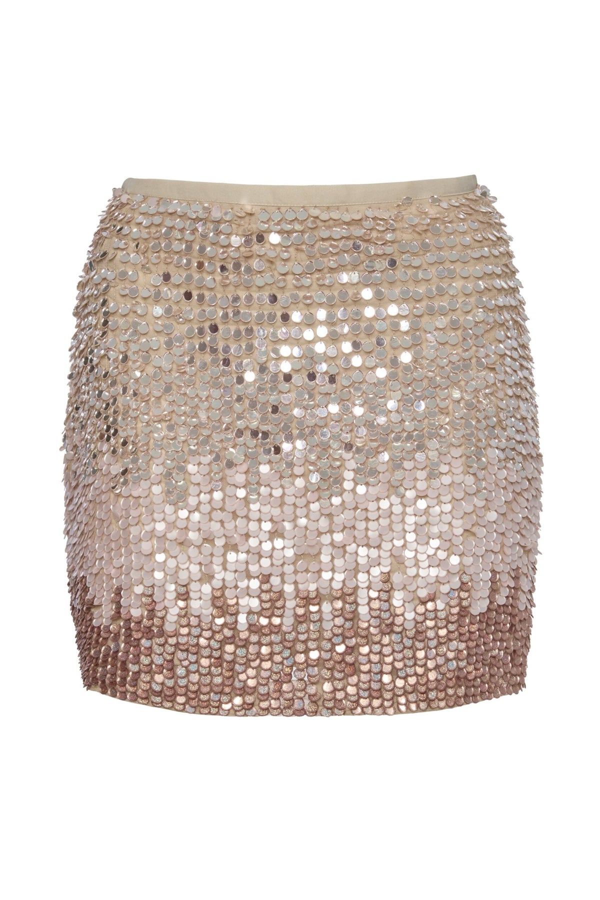 BSB Mini sequined skirt - Gold label