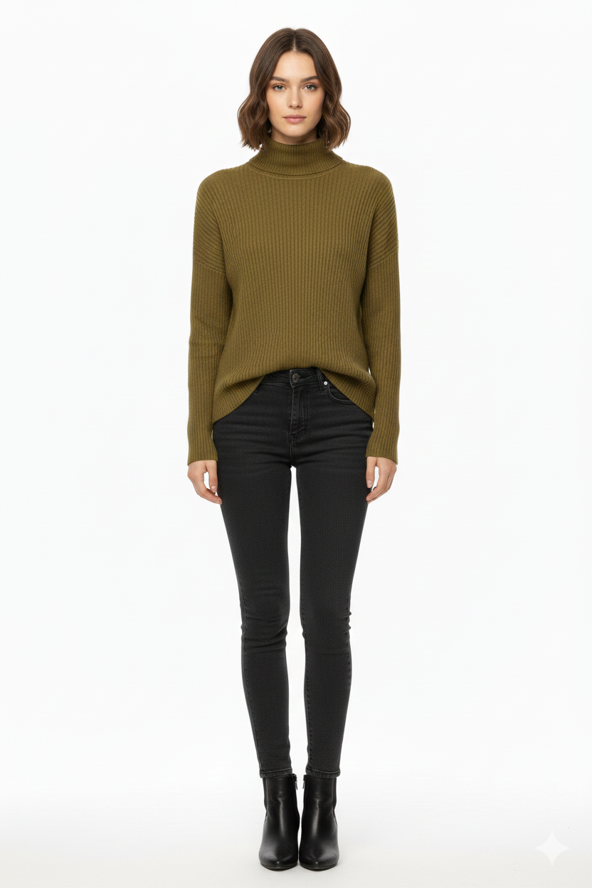 BSB Basic turtleneck with long sleeves