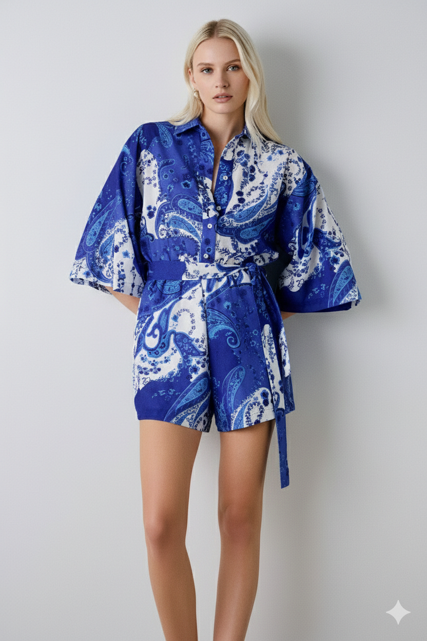 BSB Printed playsuit