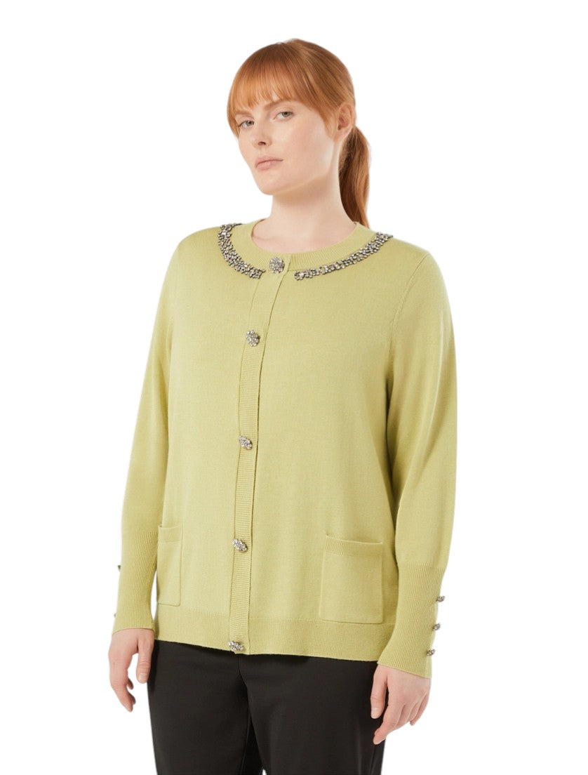 Marina Rinaldi Silk and cashmere cardigan