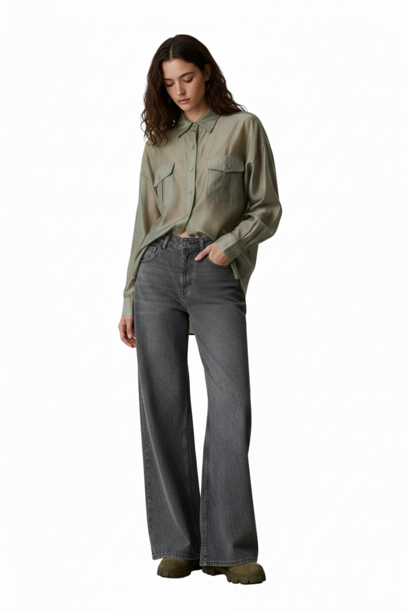 BSB Semi sheer shirt