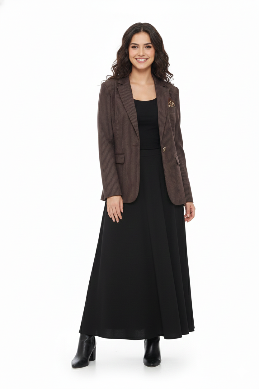 BSB Striped blazer with long sleeves
