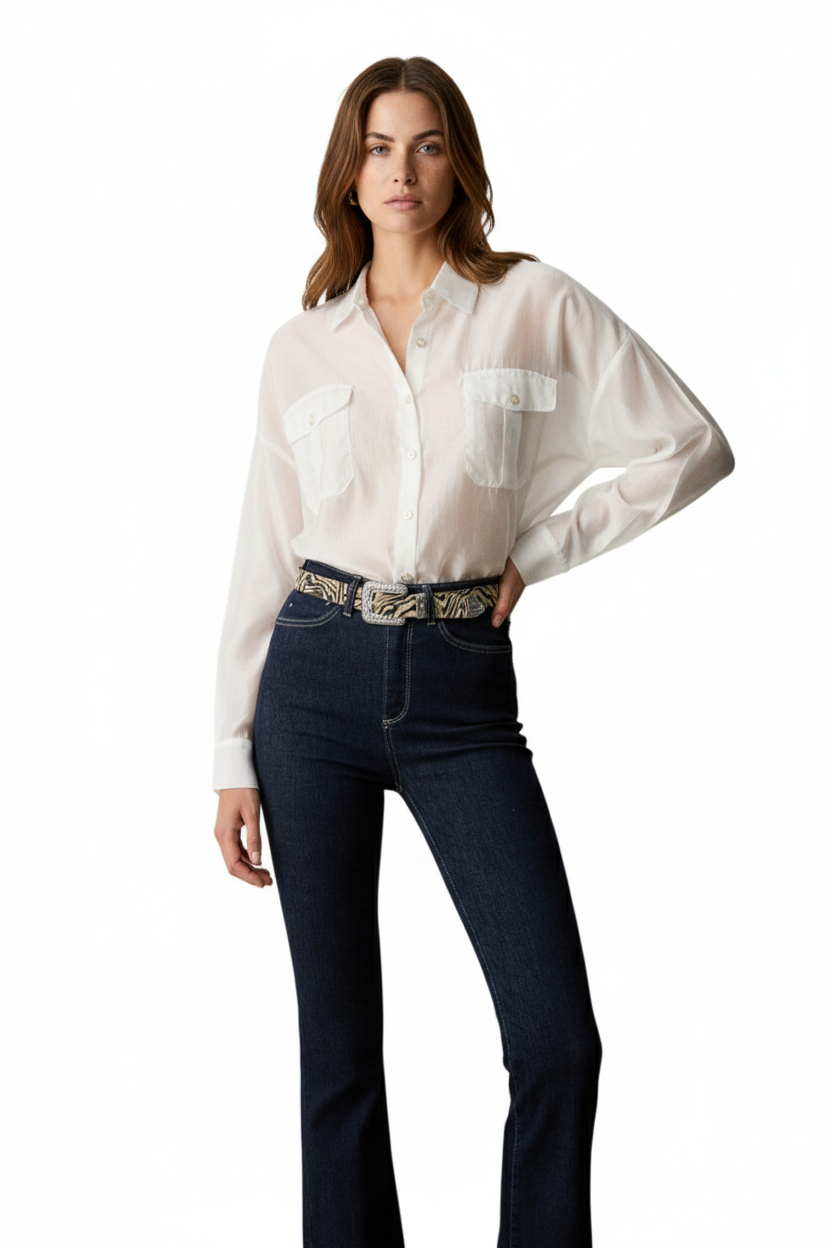 BSB Semi sheer shirt