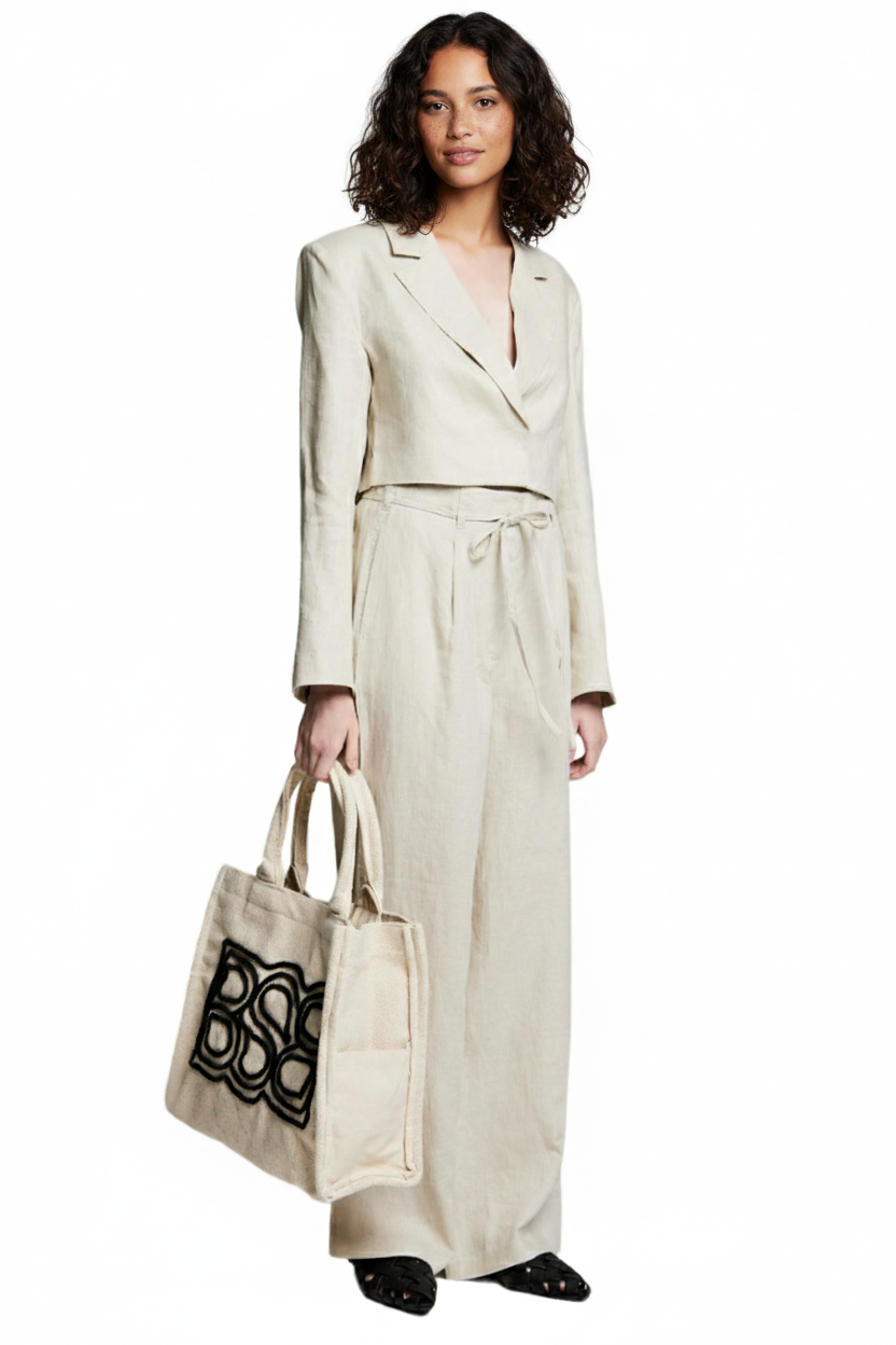 BSB Linen Wide Leg Trousers