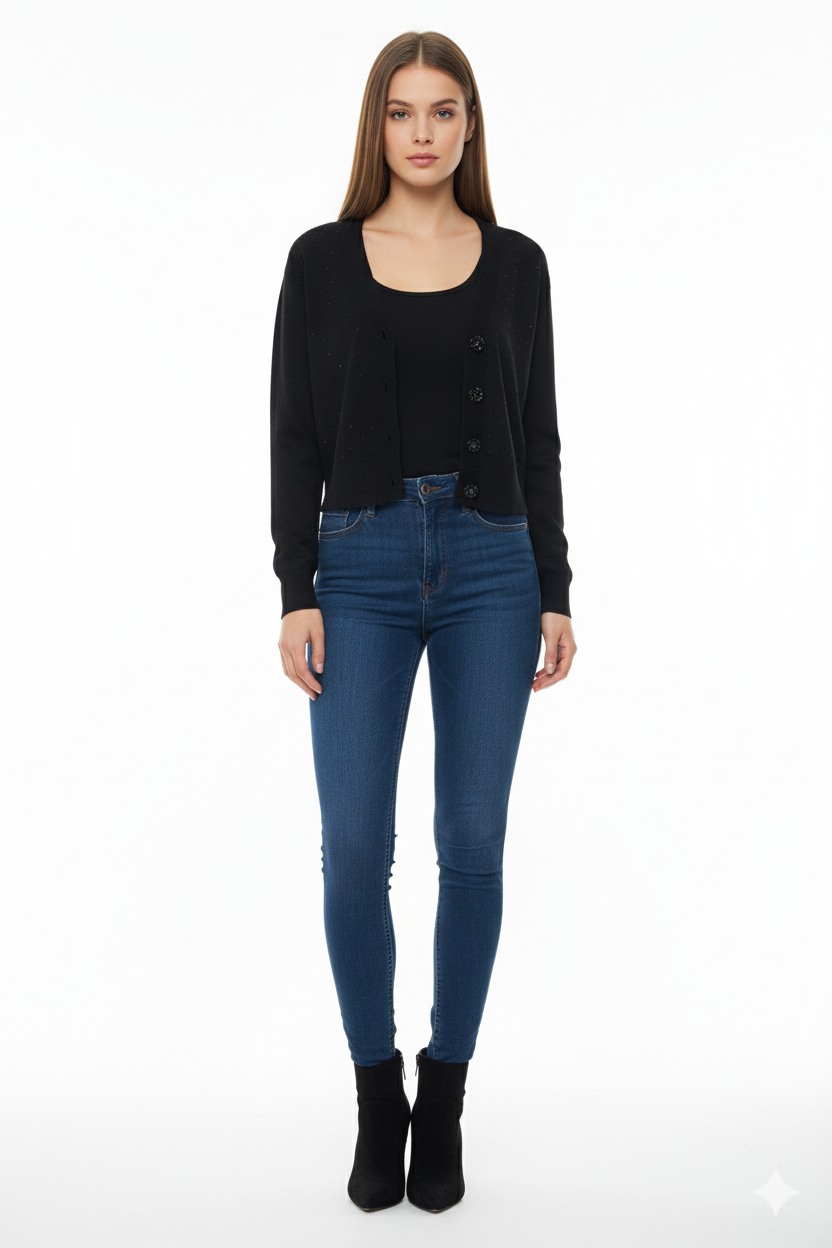 BSB Knitted cardigant with long sleeves