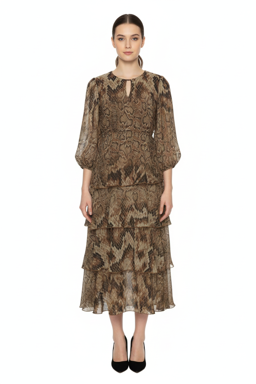BSB Midi dress with long sleeves