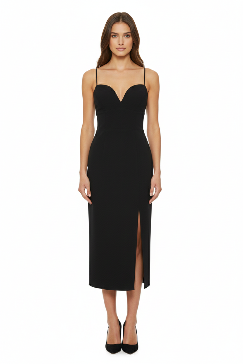 BSB Midi dress with adjustable straps