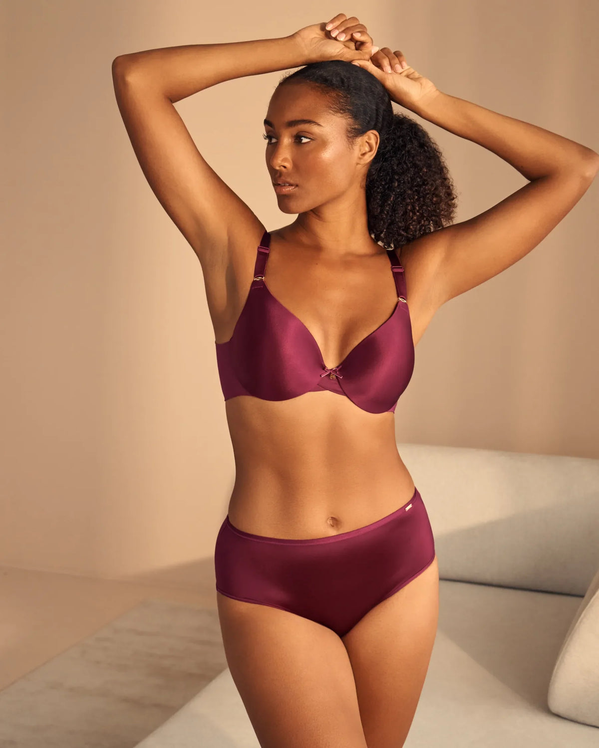 Lightly Lined Sleek Back Bra in Different Cup Sizes