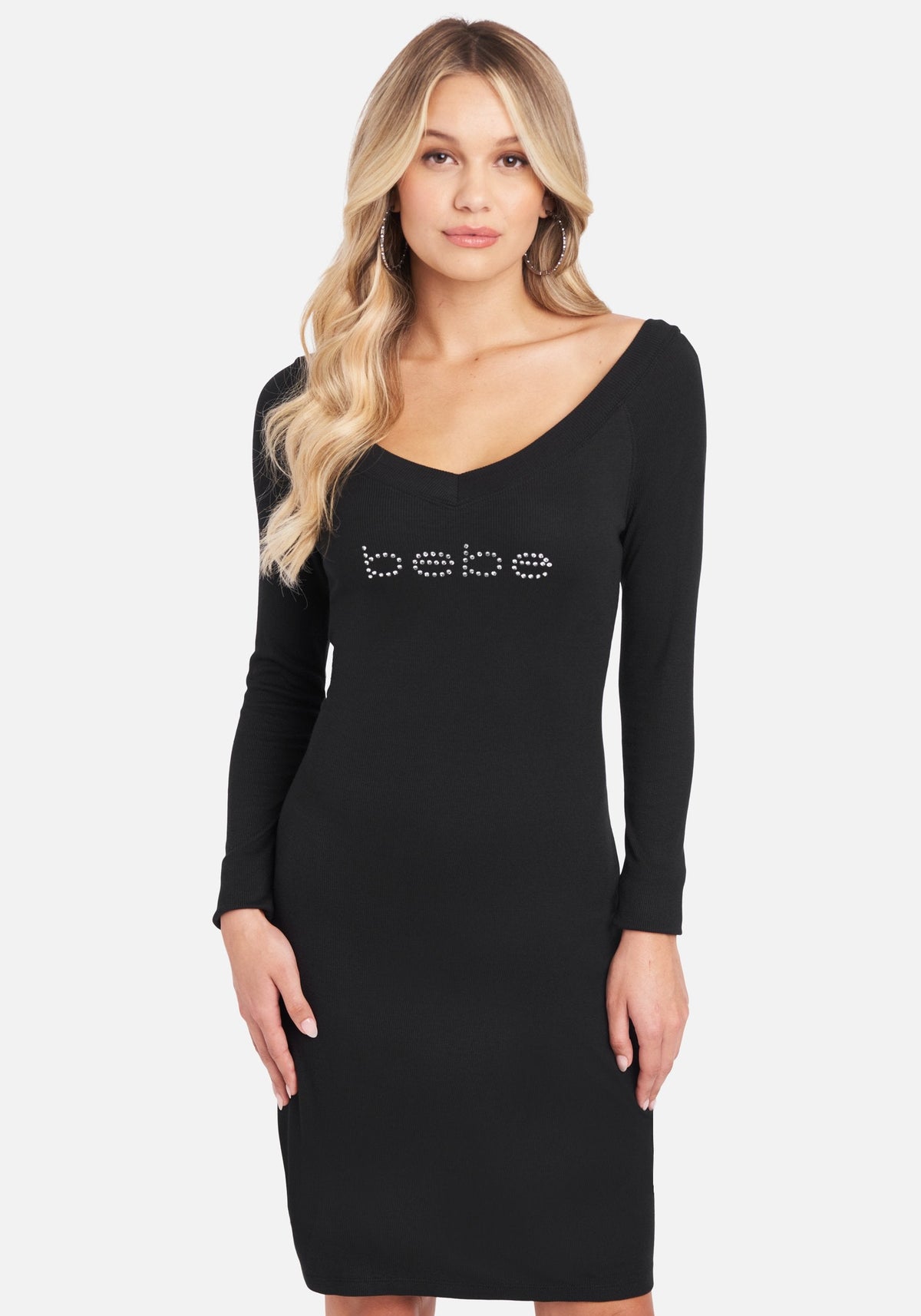 Jump Long-Sleeve Logo Dress