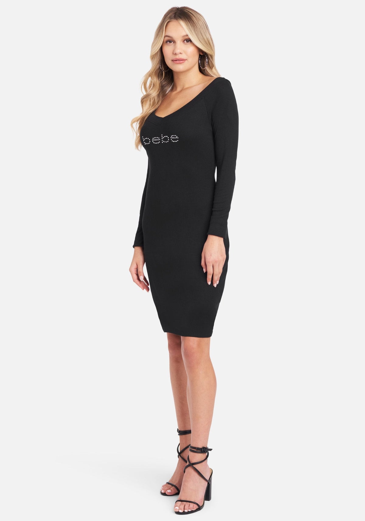 Jump Long-Sleeve Logo Dress