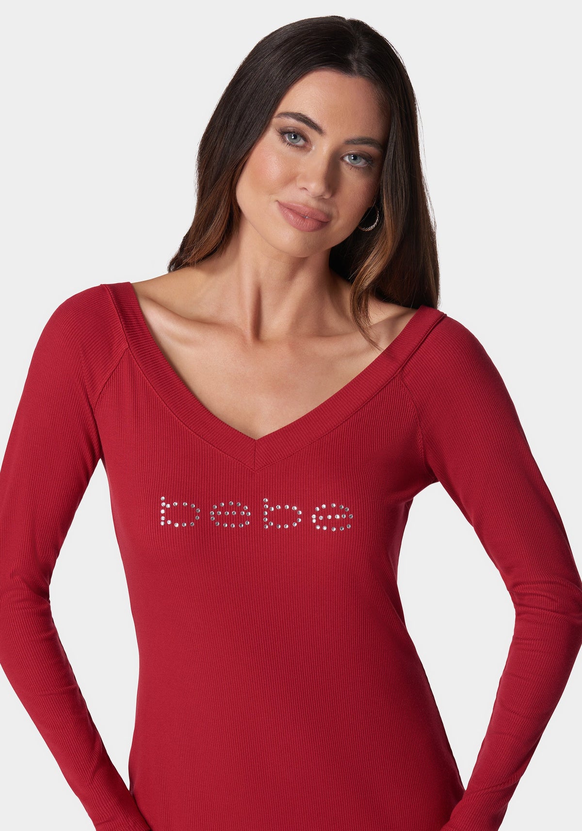 Jump Long-Sleeve Logo Dress