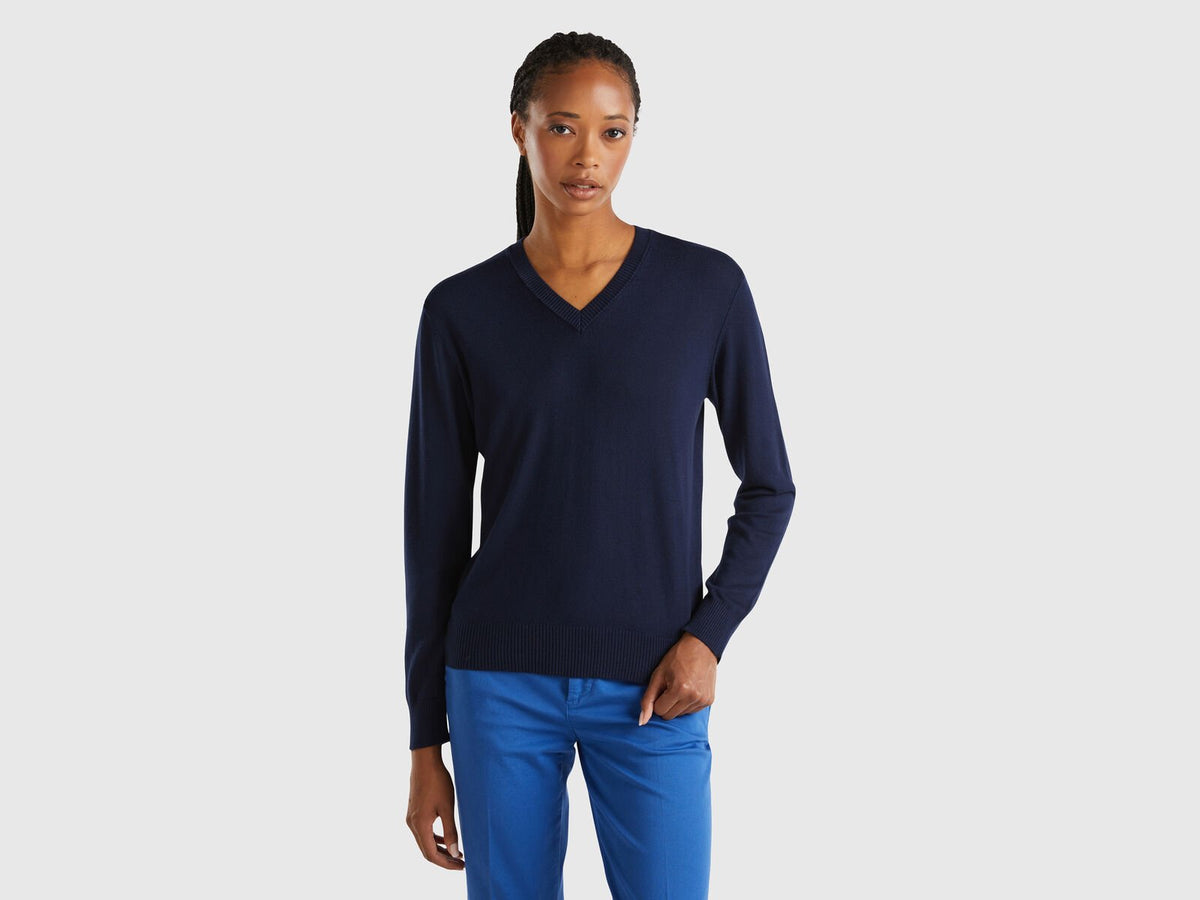 Benetton V-Neck Sweater