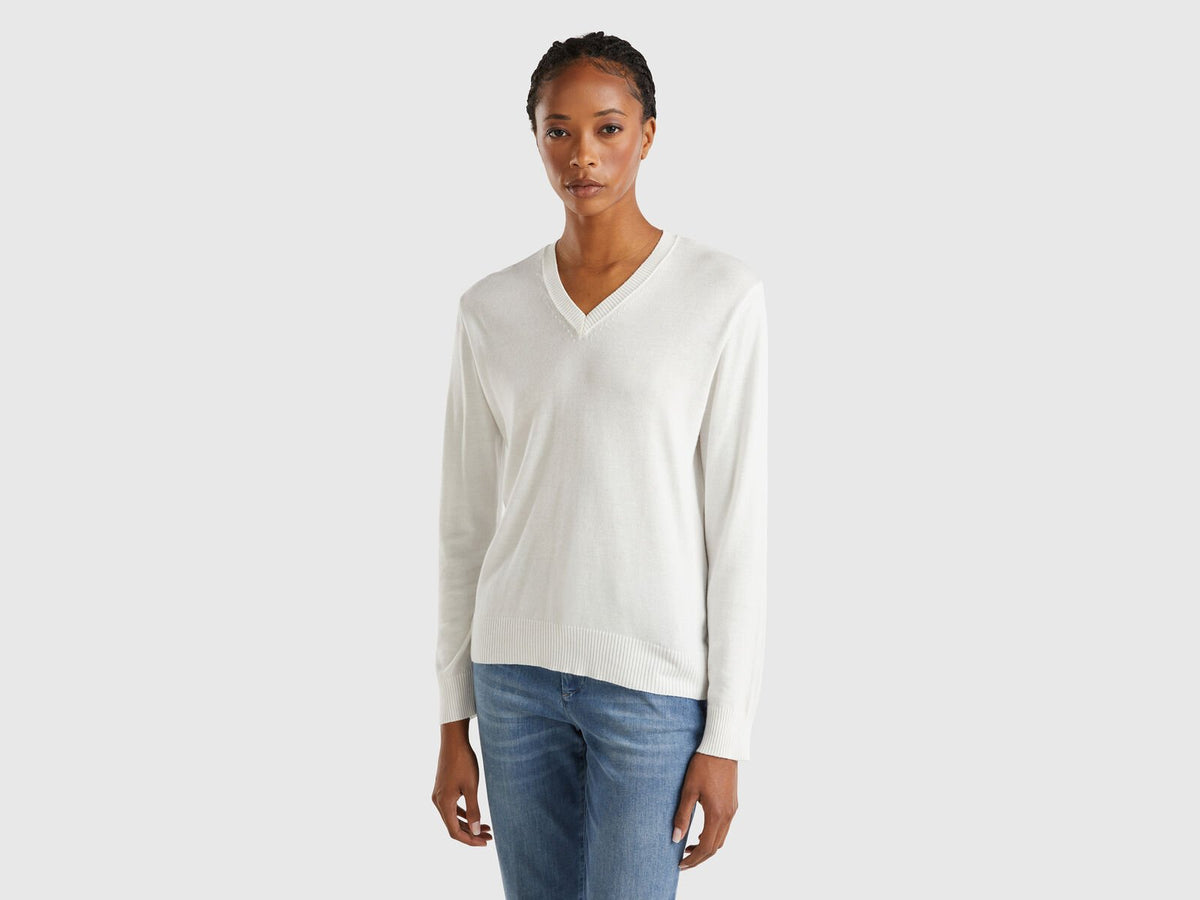 Benetton V-Neck Sweater