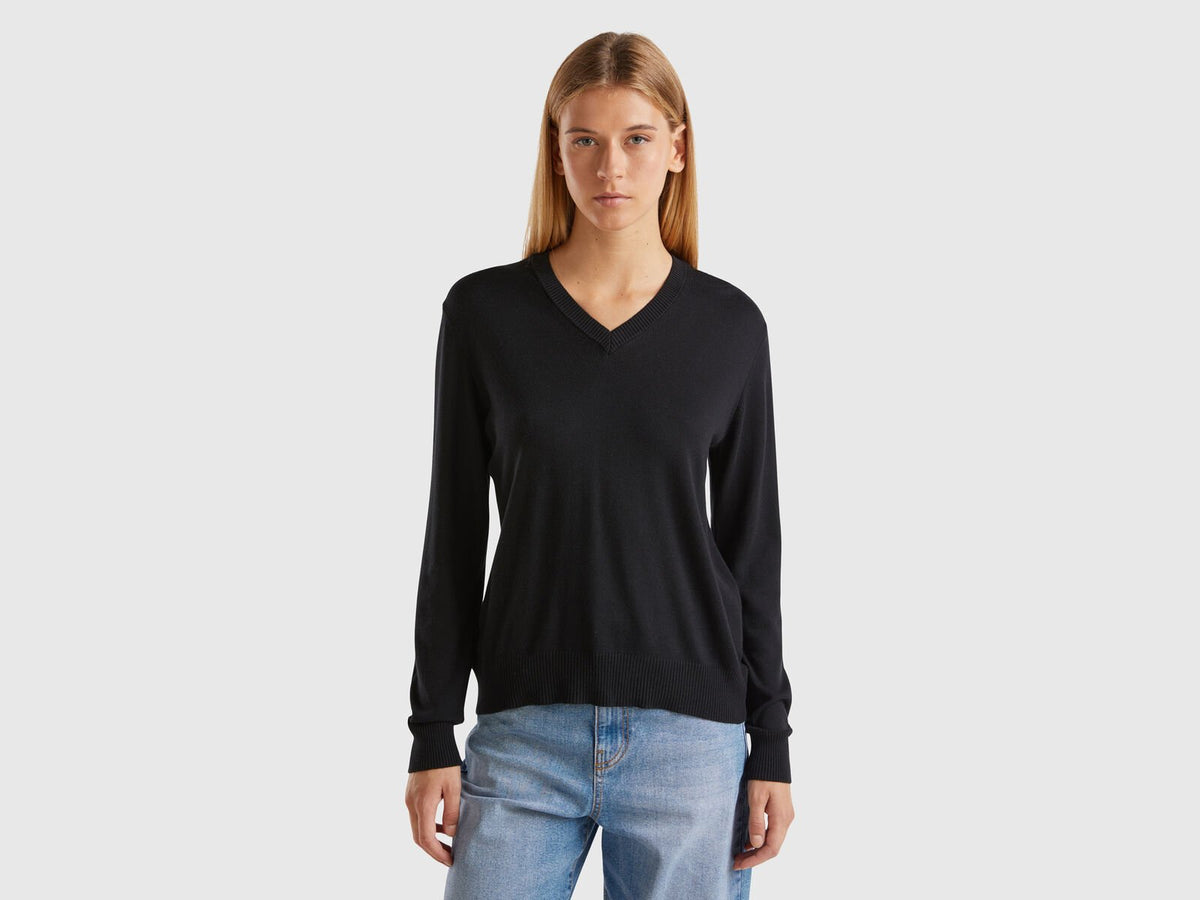 Benetton V-Neck Sweater