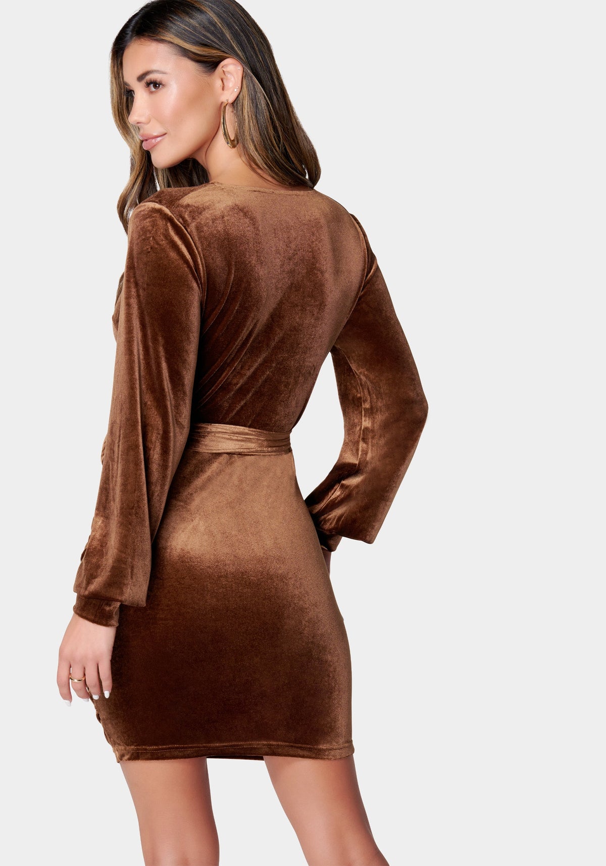 Jump Velvet Utility Mini Dress