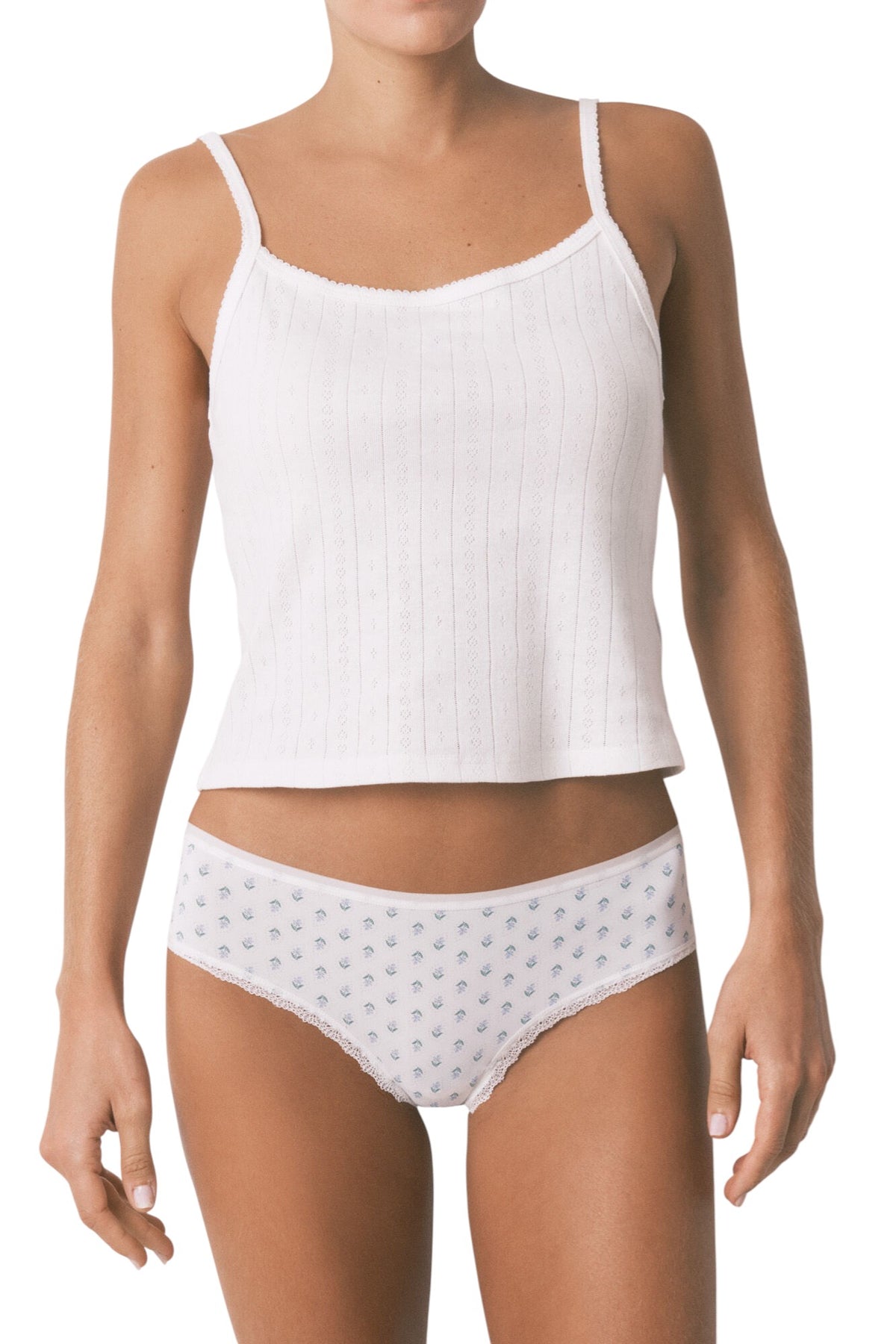 Women Secret wide Brazilian briefs with floral print