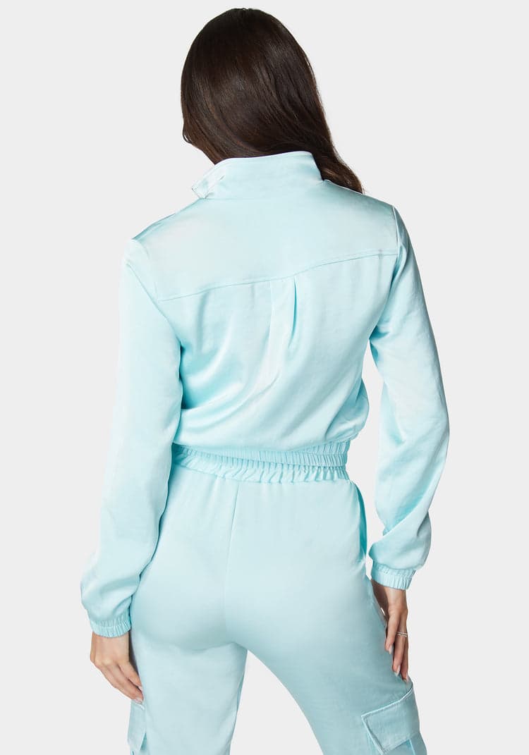 Bebe Front Patch Pocket Bomber Jacket