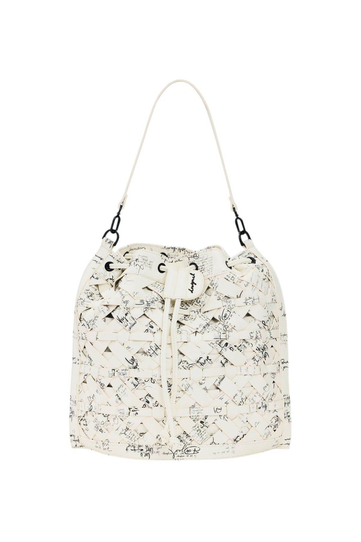 Desigual Medium backpack convertible into a handbag, with braided details,