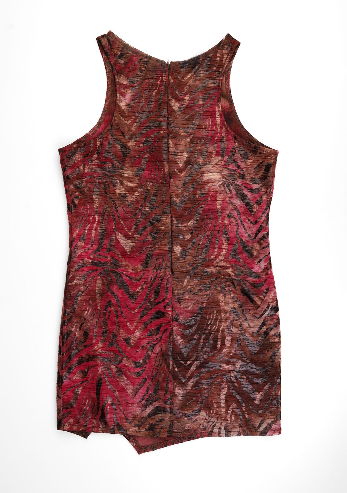 Forever 21 High neckline / Jewel neck with a racerback-style cut.