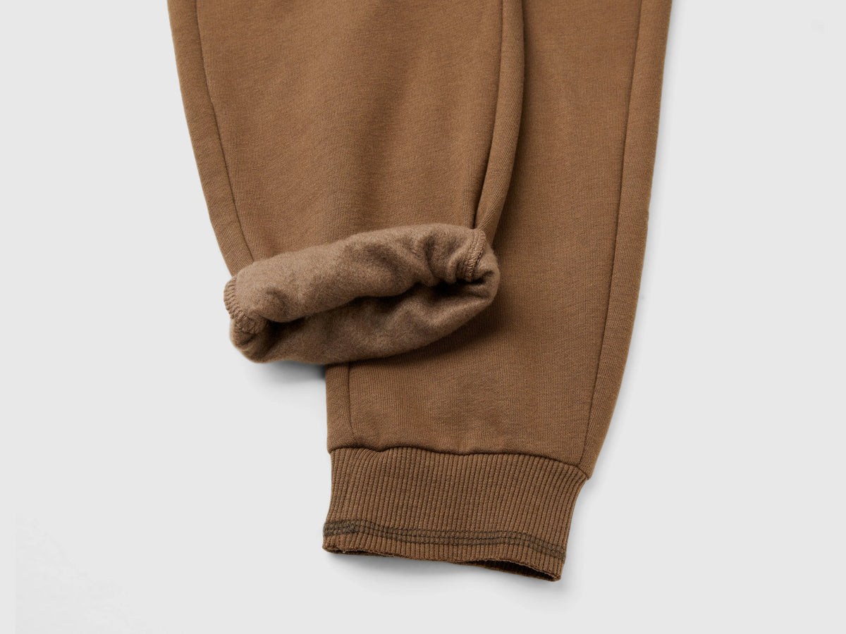 Benetton Warm sweatpants with print
