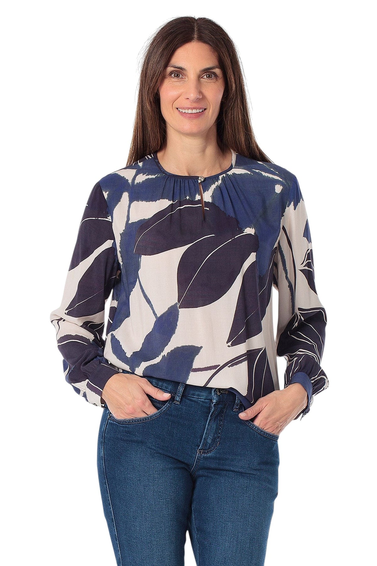 Gerry Weber Blouse with botanical print