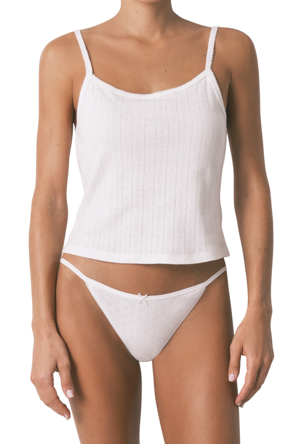 Women Secret 3-pack classic ribbed cotton bow panties