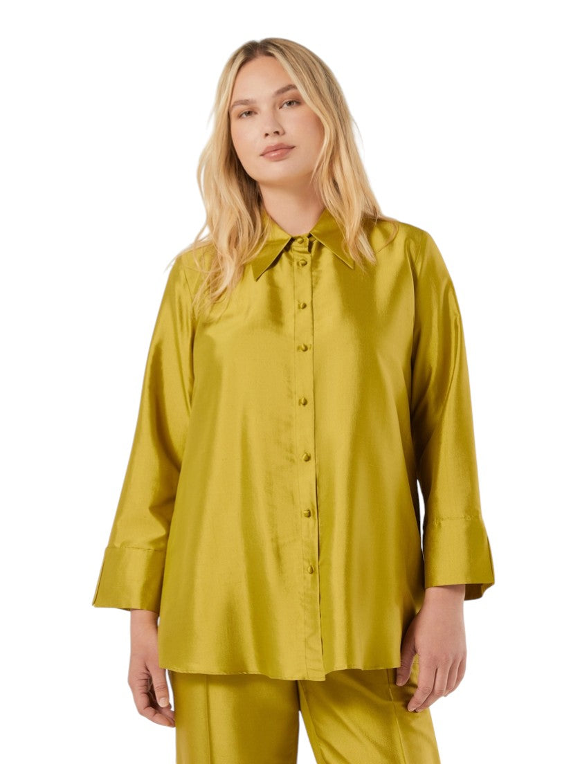 Marina Rinaldi Silk shantung tunic
