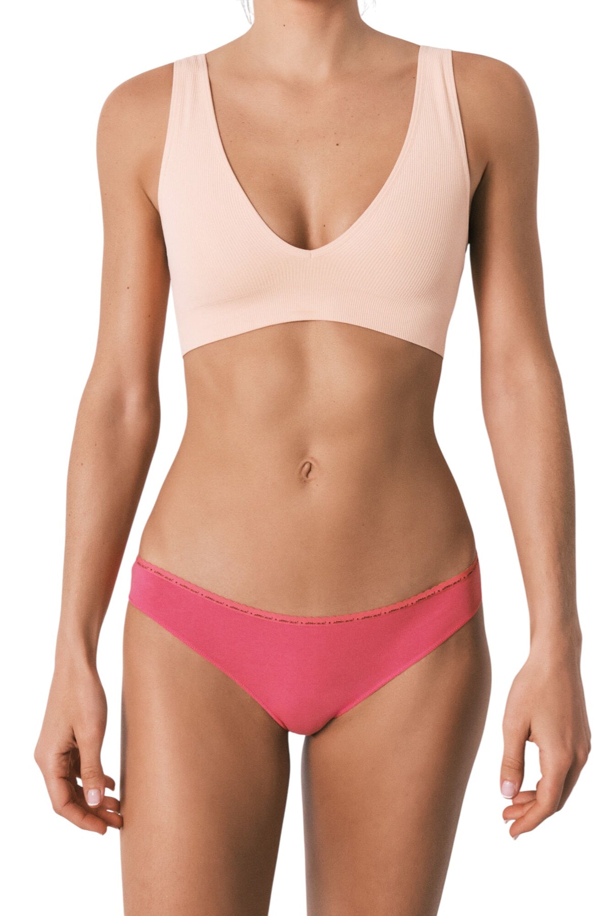 Women Secret 7-pack pink cotton classic panties