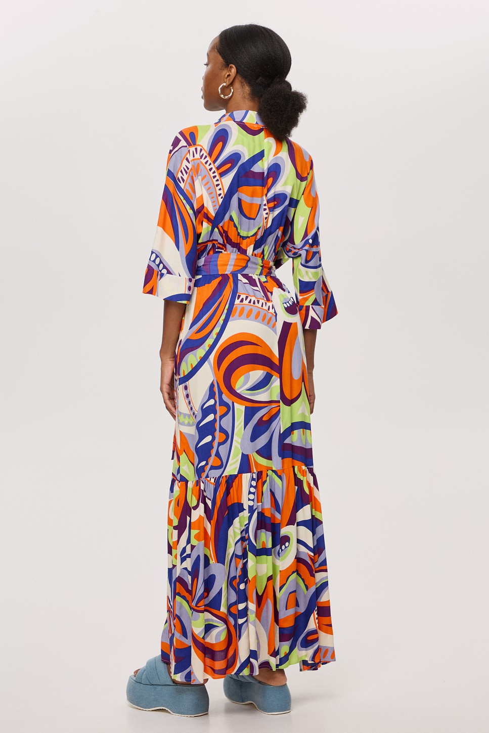 BSB Printed Wrap Dress