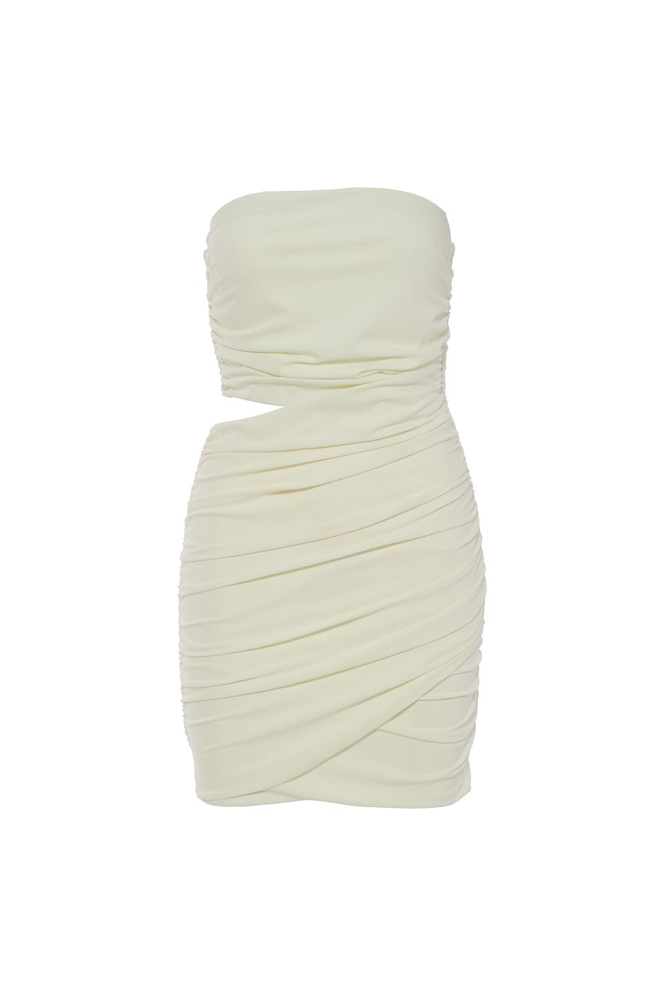 BSB Strapless Mini Dress With Cutout