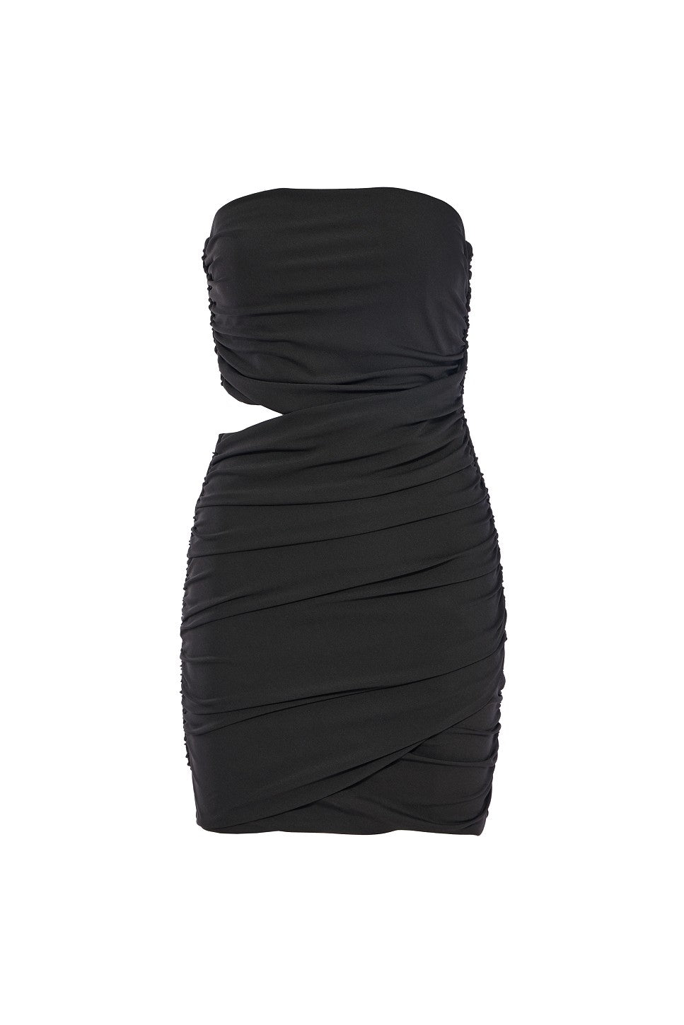 BSB Strapless Mini Dress With Cutout