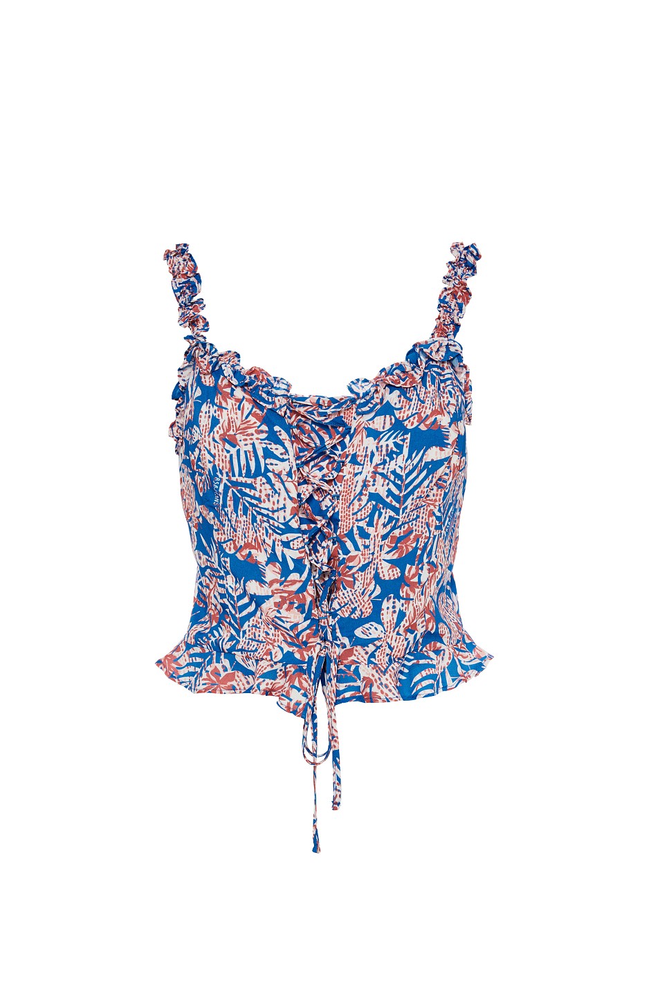 BSB Top With Ruffle Trims