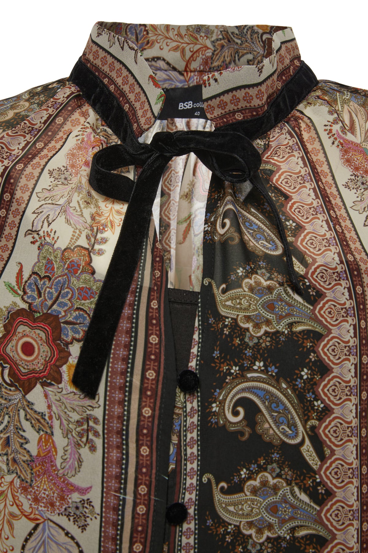 BSB Printed blouse with long sleeves