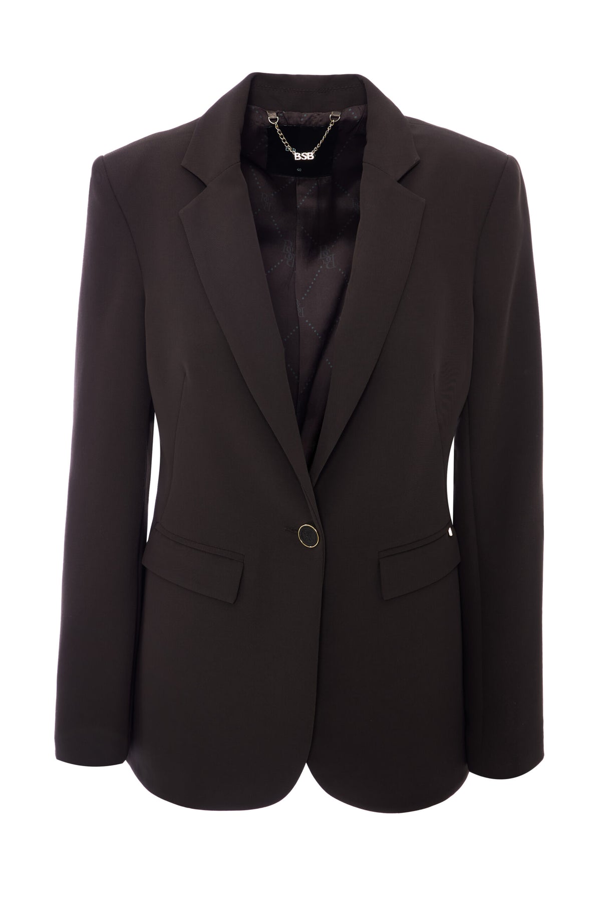 BSB Basic blazer with shoulder pads