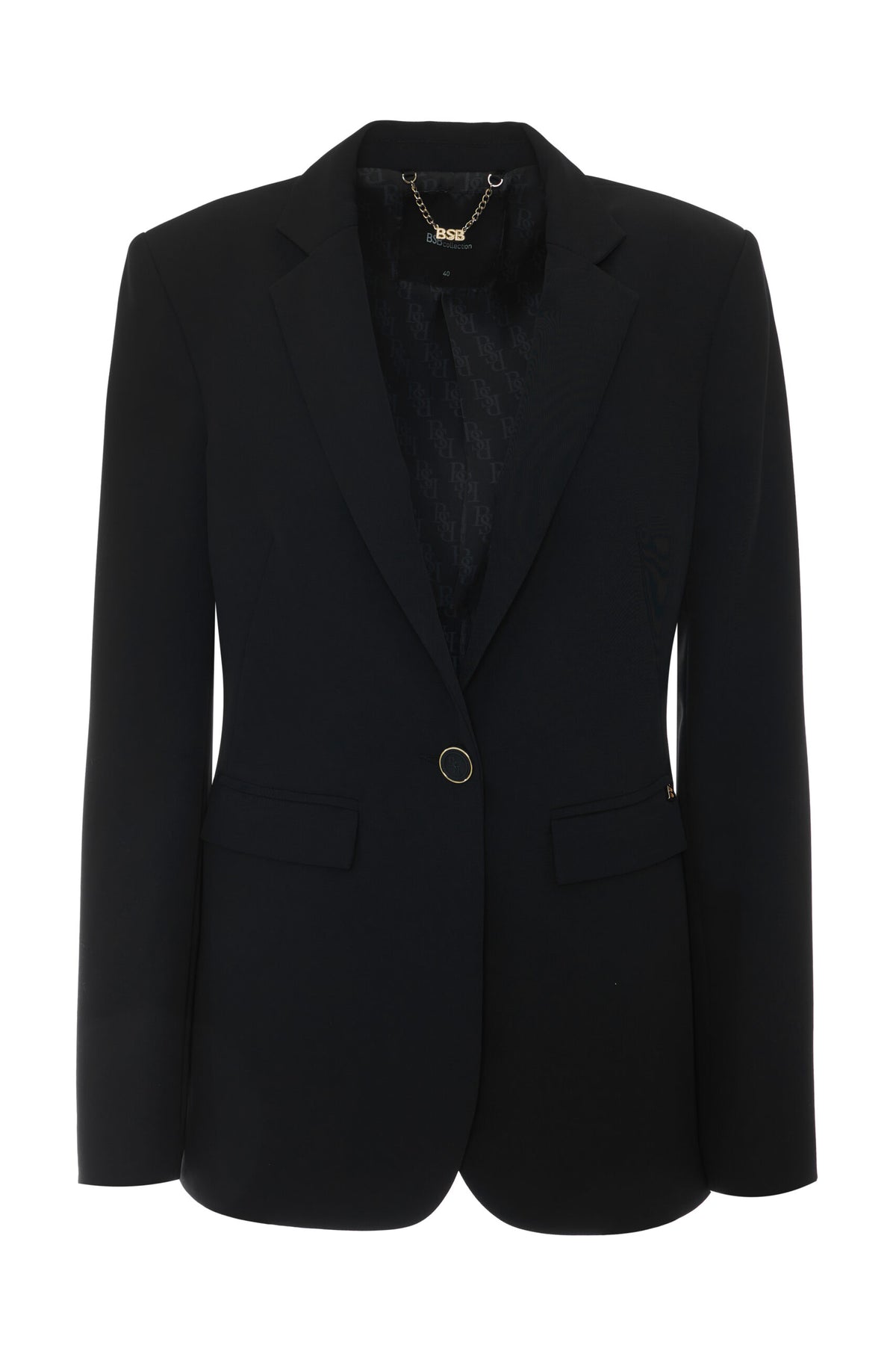 BSB Basic blazer with shoulder pads
