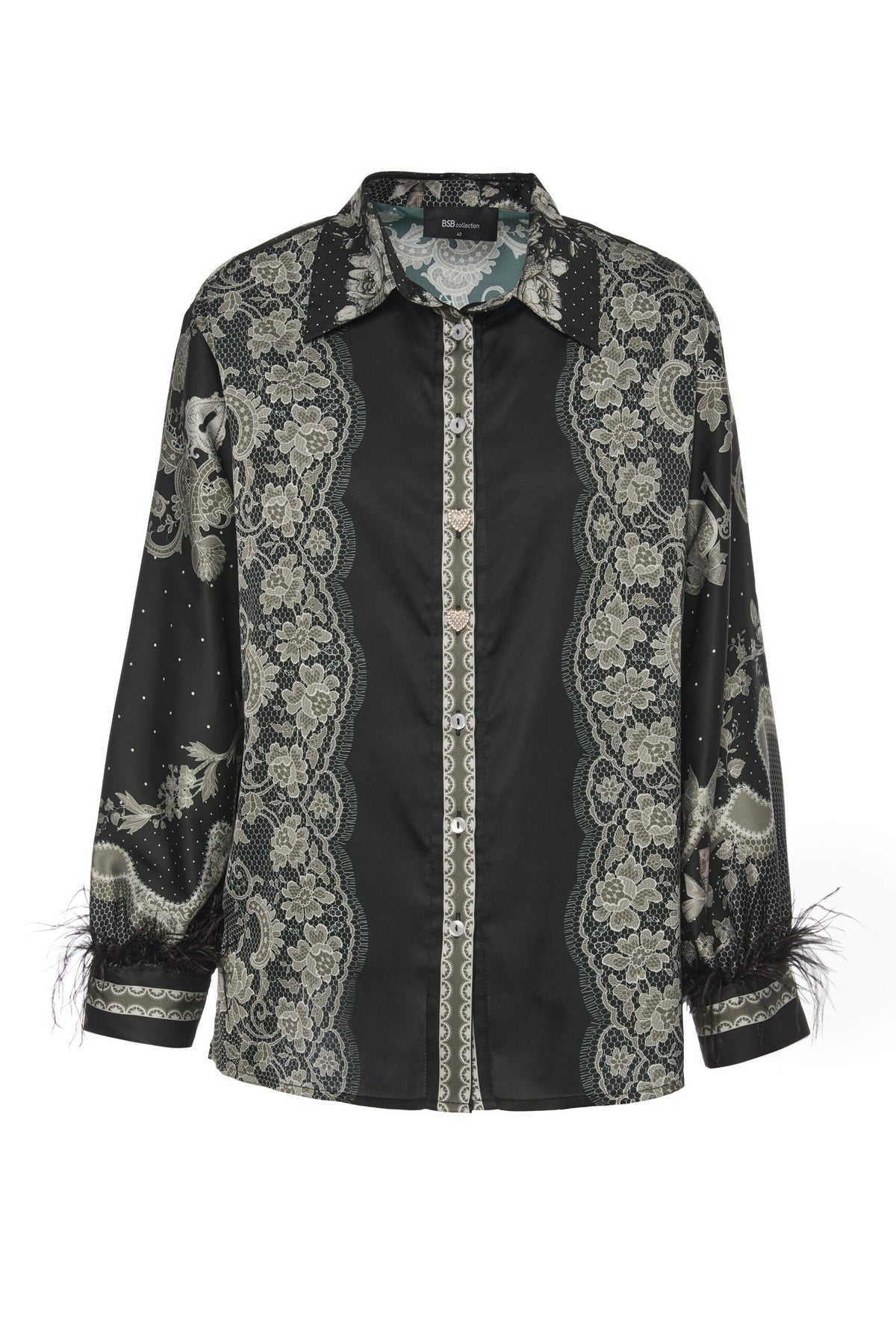 BSB Printed shirt with long sleeves
