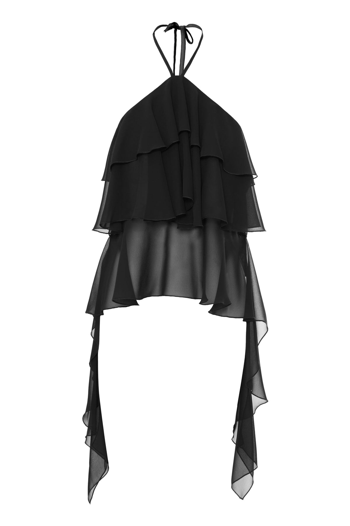 BSB Off-shoulders top halter neck with self-tie