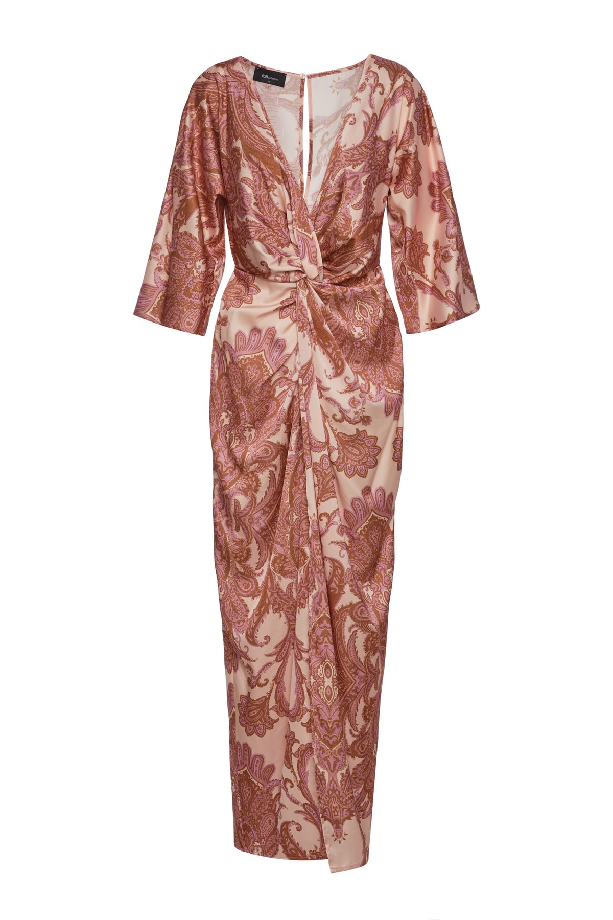BSB Maxi dress wrap with knot design